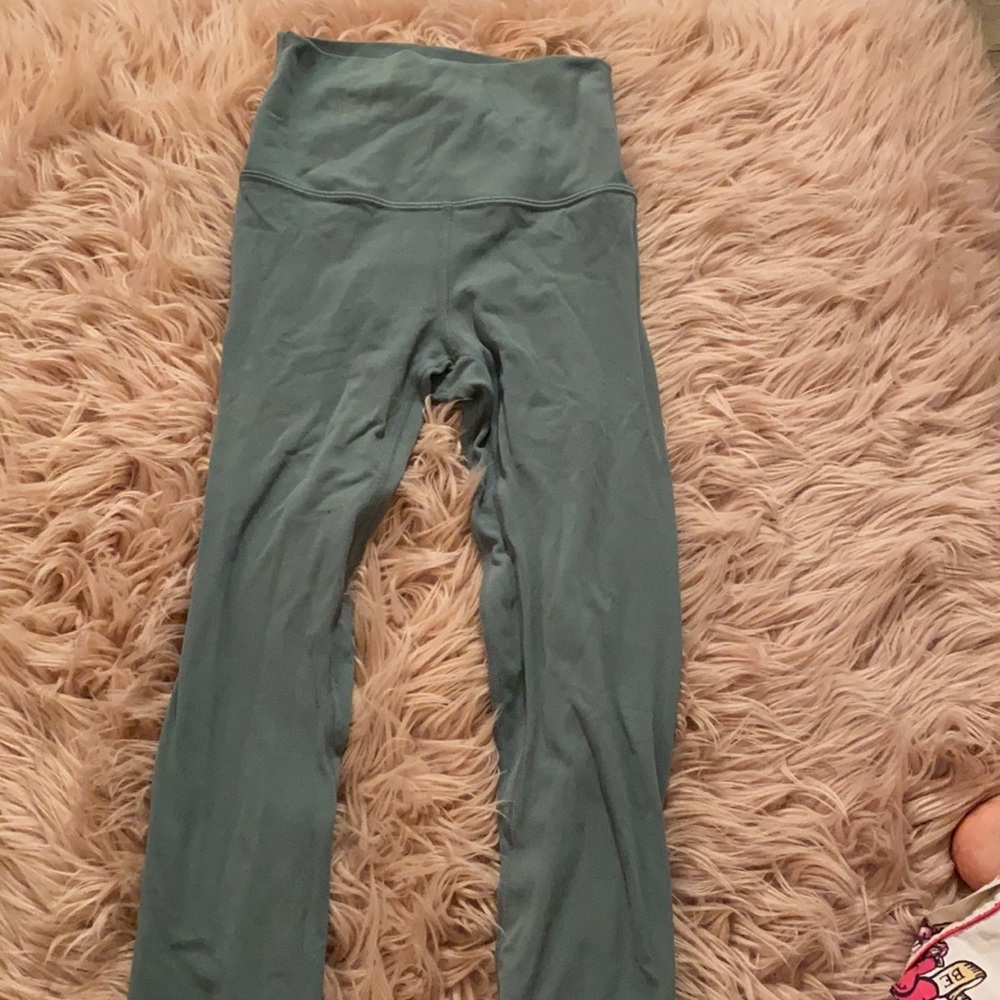 Teal lululemon align leggings!